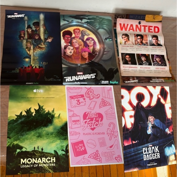 Marvel Accessories Film Posters Batch Of 35 Iron Man Mar Vel Apes